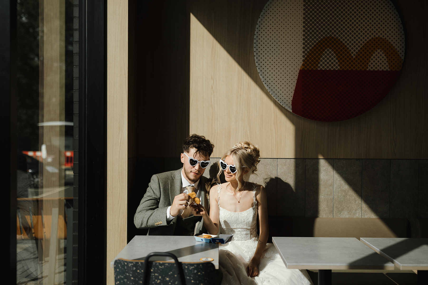 A wedding day stop at McDonald’s!